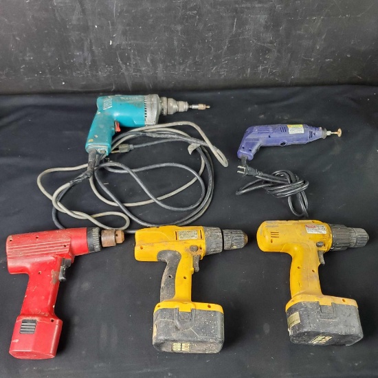 3 cordless drills American Makita electric screwdriver 6805BV Alltrade rotary tool
