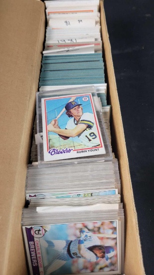 Topps 78 79 80 81, Donruss First year 81 Baseball cards