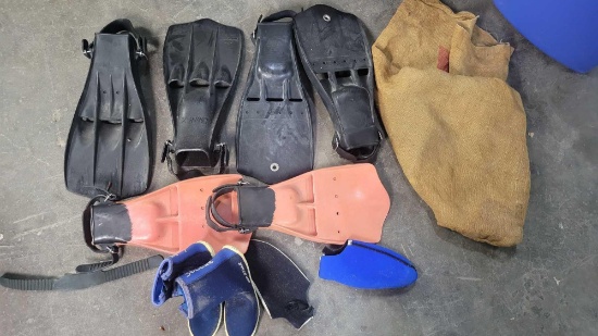 Diving Fins and Booties