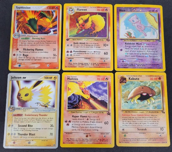 WOTC pokemon card lot 1st edition holo Promo 6 cards