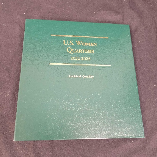 U.S. Women Quarters Album with 11 coins