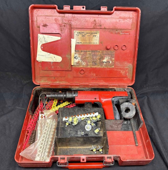 HILTI Dx-350 Powder Actuated Fastening Systems Nail Gun Kit With Case