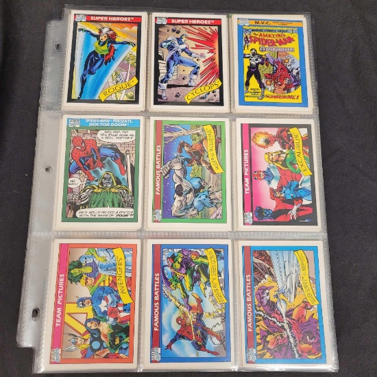 Marvel comics Trading cards 1990s