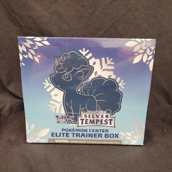 Sword and Shield Silver Tempest Elite Trainer box Pokemon cards