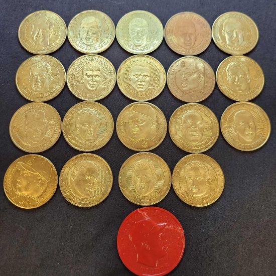 Sports coins Pinnacle Limited Edition 20 coins