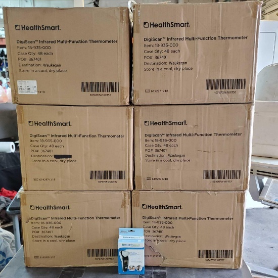 6 boxes of Health Smart digital thermometers NIB 48 per box