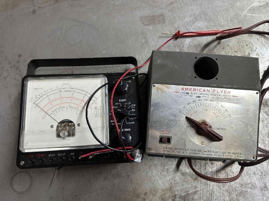 OHMS Multimeter, American Flyers No 16 Electronic Rectiformer