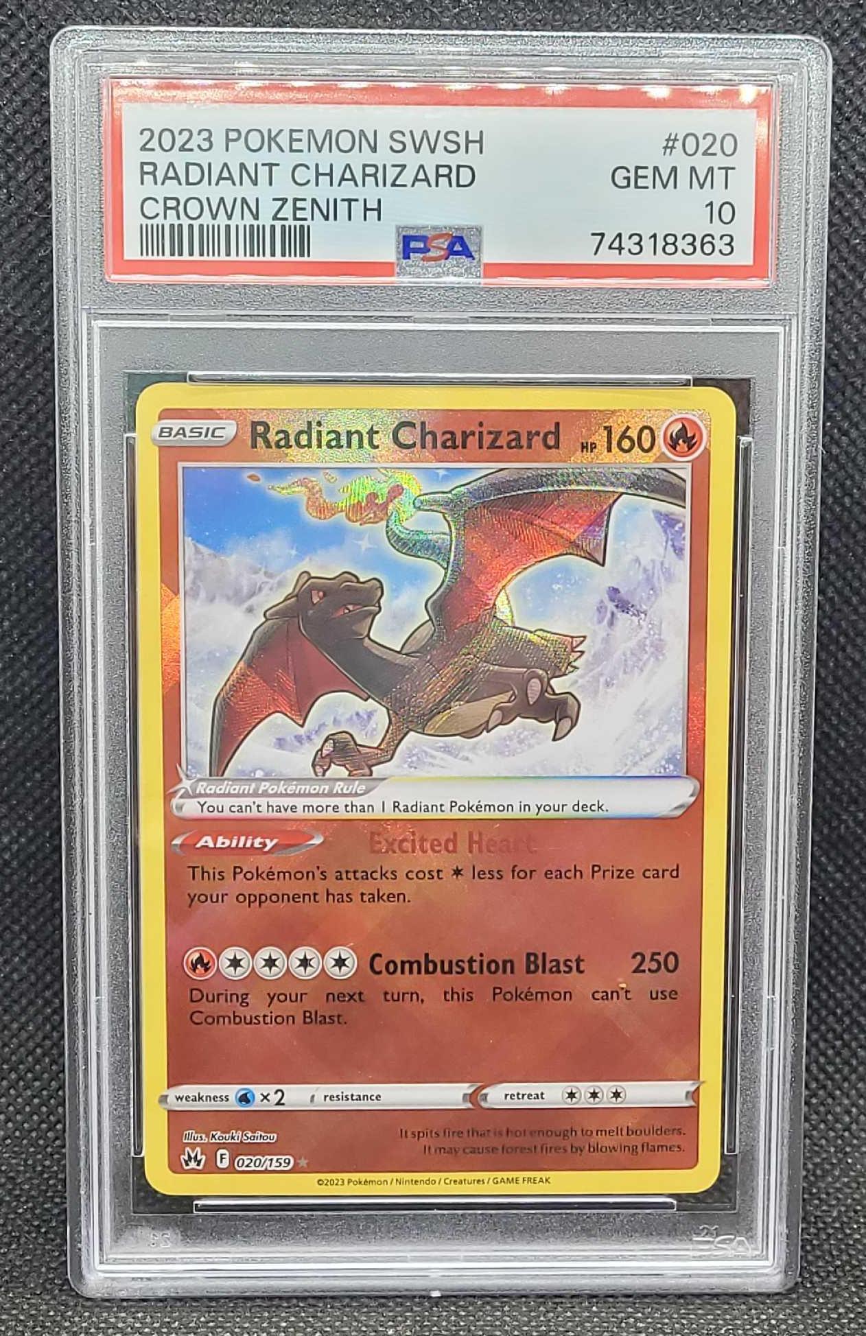 charizard pokemon card price 2023 Amazon.com: Perfect for collectors and enthusiasts. 2023 Pokemon SWSH Radiant Charizard