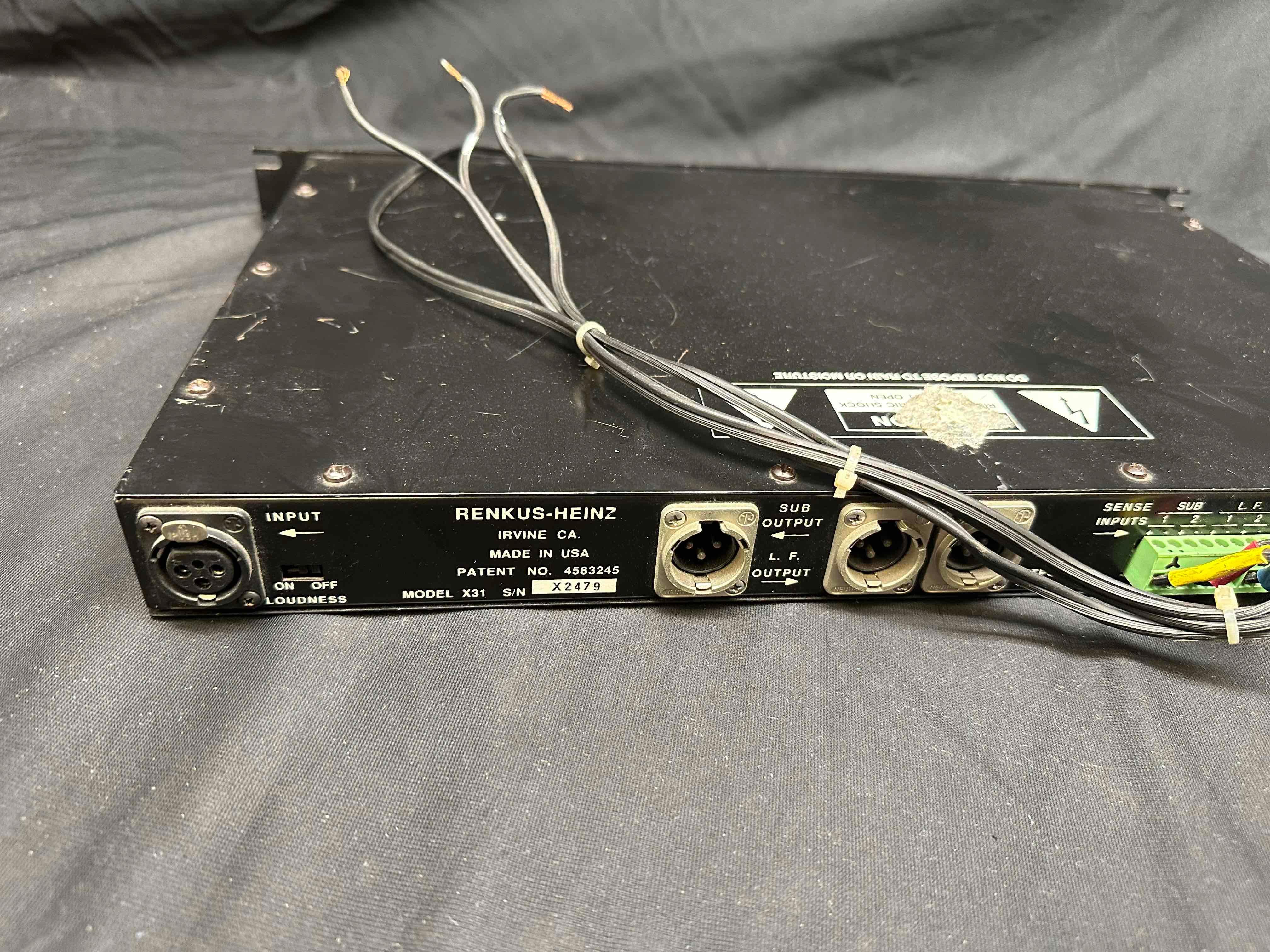 Renkus Heinz X31 Crossover + PM31-12 Card Music | Proxibid