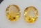 Oval Cut Yellow Citrine Gemstone 3.0ct