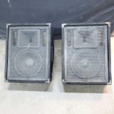 2 FM-1202ER 12in 2- way floor monitors