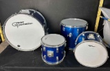 4 Piece Groove Percussion Drum Set