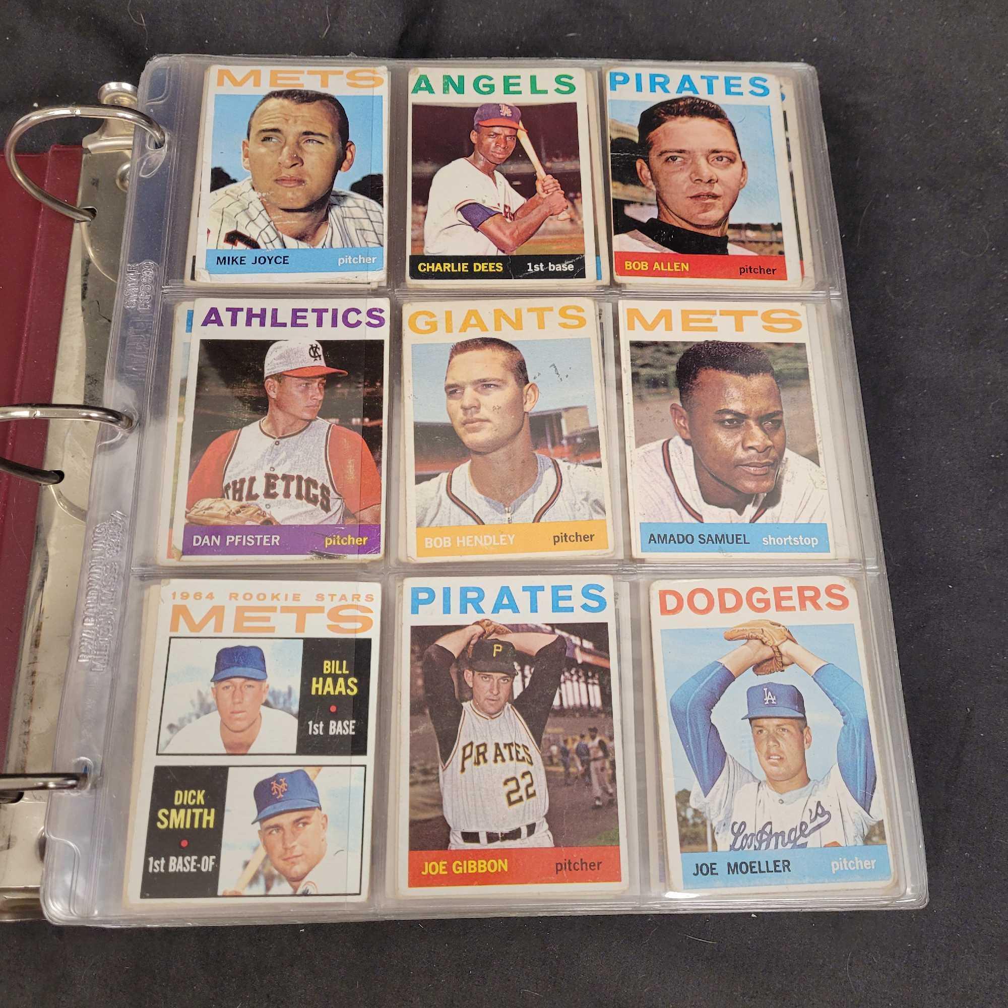 Binder of 1960s-1990s Baseball Cards Topps HOF | Proxibid