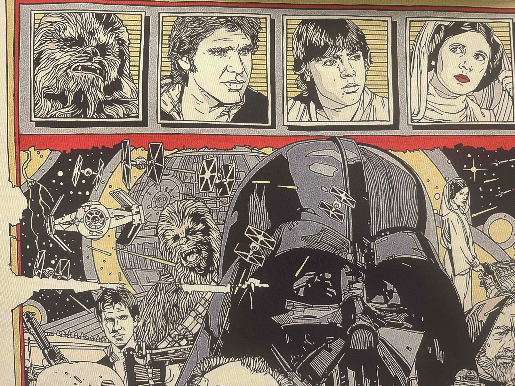 Star Wars A New Hope Tyler Stout Vinyl Poster Ltd | Proxibid