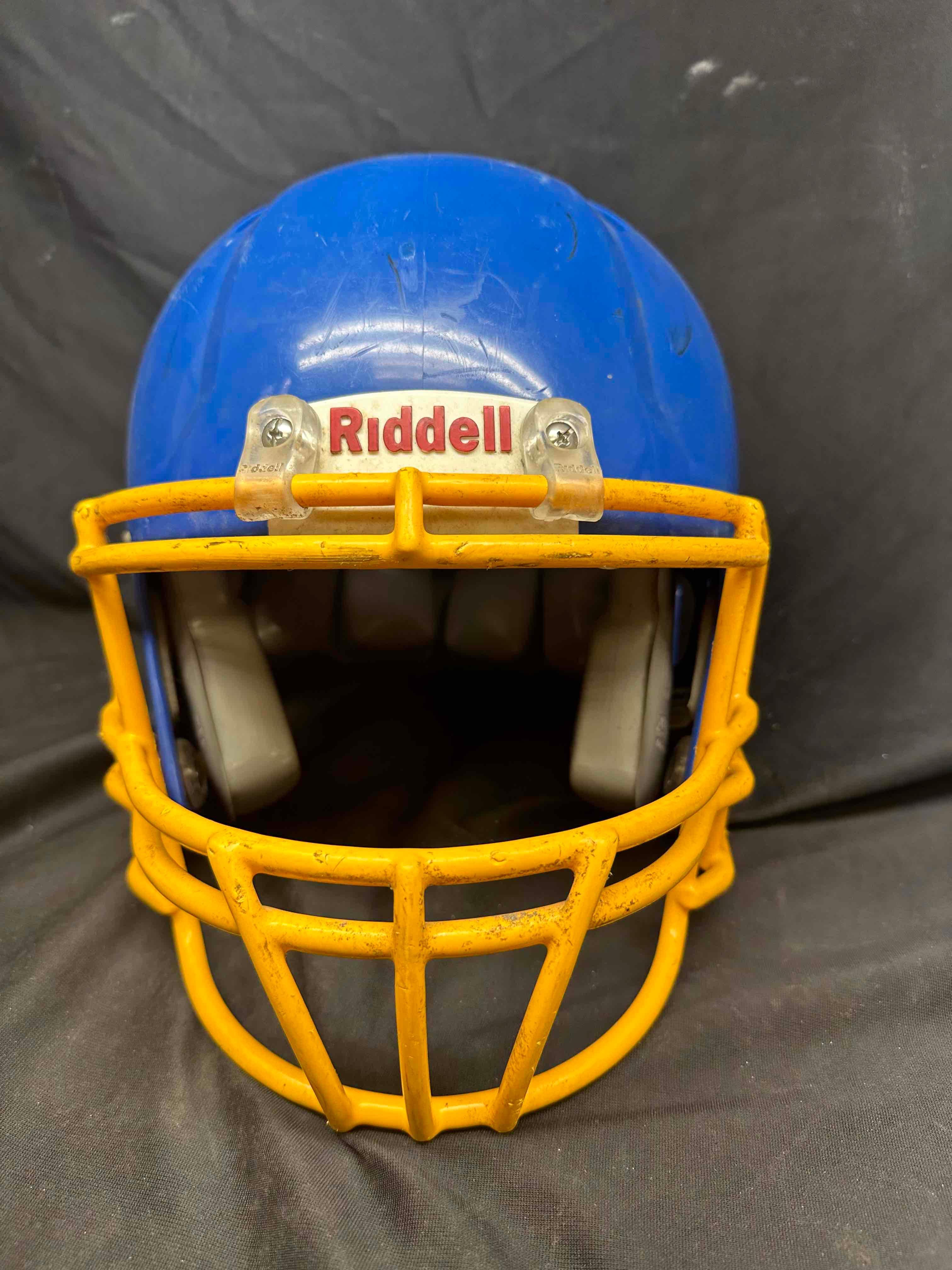 Adults XL Riddell Blue Football Helmet 2014 | Proxibid