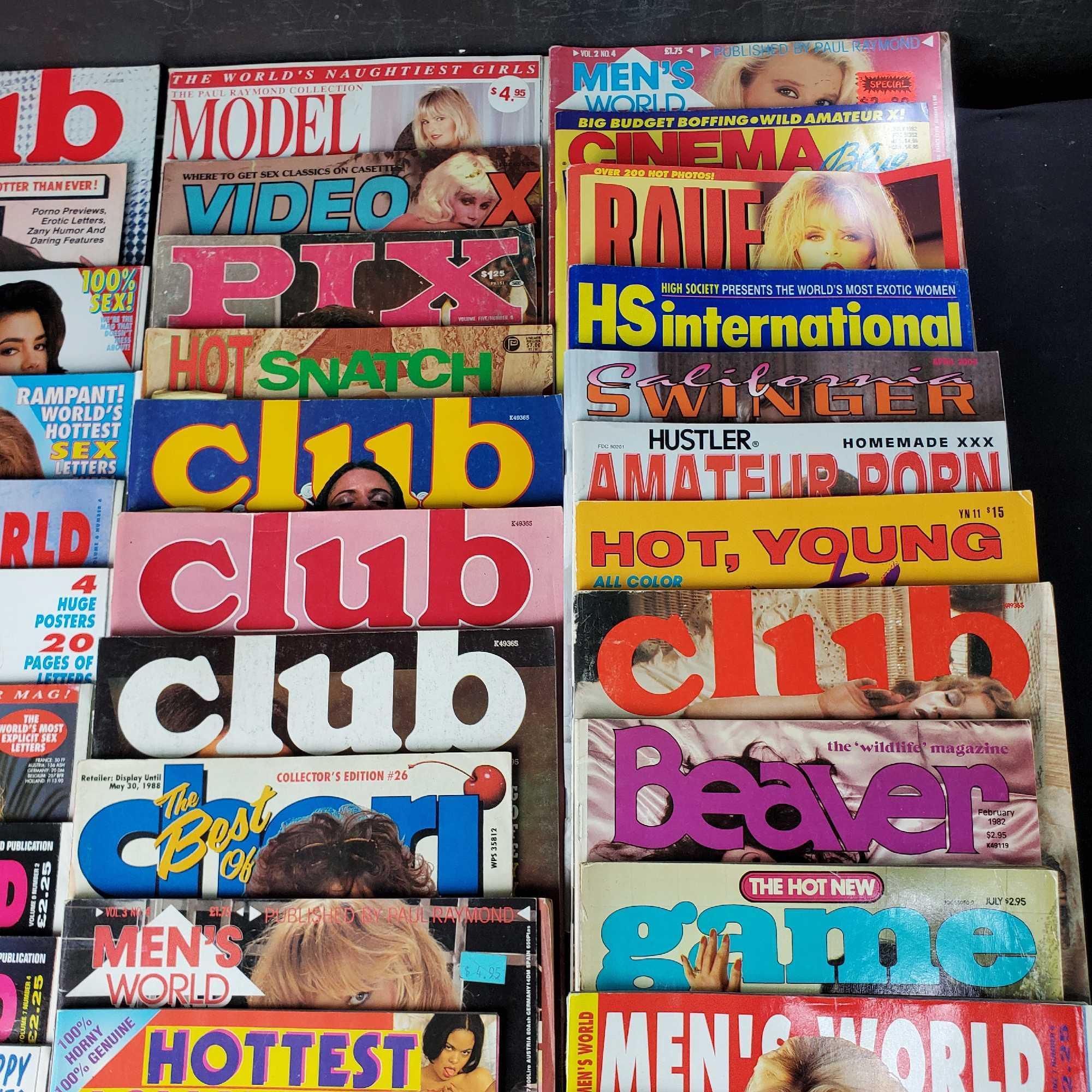 Vintage Adult Magazines 11 Total 80s/90s High