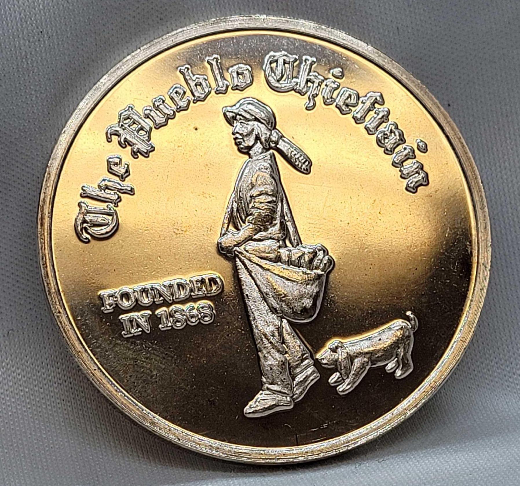 The Pueblo Chieftain 1 Troy Oz .999 Fine Silver | Proxibid