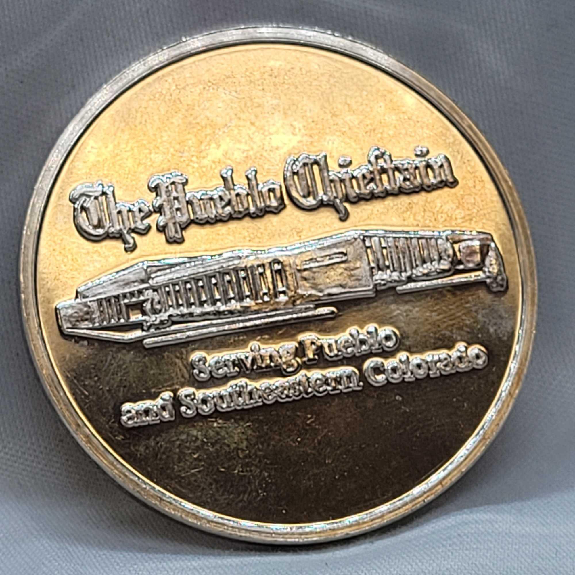 The Pueblo Chieftain 1 Troy Oz .999 Fine Silver | Proxibid