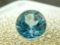Round Cut .58ct Blue Topaz Gemstone