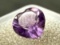 Heart Cut .76ct Amethyst Gemstone