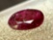 .50ct Oval Cut Opaque Ruby Gemstone