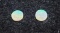 Pair Of Oval Cut Opals 0.35ct