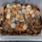 Over 18 Pounds Change Jar Quarters, Dimes, Nickels, Pennys With wheat Penny