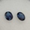 Pair of Oval Cut Blue Sapphire Gemstones 0.80ct