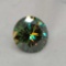 Brilliant Round Cut Green Moissanite Diamond Gemstone 0.95ct With GRA Certificate