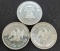 (3) 1 Troy Oz .999 Fine Silver Liberty Silver Round coins