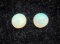 Pair Of Oval Cut Opals 0.50ct