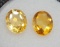 Pair of Oval Cut Yellow Citrine Gemstone 3.01ct