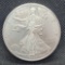 1 Troy Oz .999 Fine Titanium Walking liberty With COA