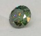 Green Brilliant Cut Moissanite Diamond Gemstone With GRA Certificate 0.90ct