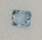Square Cut Sea Blue Aquamarine Gemstone 0.67ct