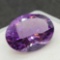 Oval Cut Purple Amethyst Gemstone 7.60ct