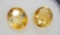 Pair of Oval Cut Yellow Citrine Gemstone 3.14ct