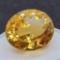 Oval Cut Yellow Citrine Gemstone 17.40ct
