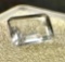 1.2ct Square Cut Colorless Clear Topaz Gemstone