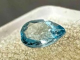 Pear Cut .27ct Blue Topaz Gemstone