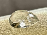 Pear Cut 1.16ct Uncolored Clear Topaz Gemstone
