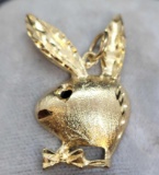 14kt Gold PlayBoy Pendant 4.44g