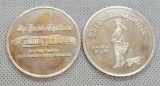 (2) 1 Troy Oz .999 Fine Silver Round Coins The Pueblo Chieftain