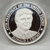 Donald Trump 1 Troy Oz .999 Fine Silver Round Coin