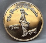 The Pueblo Chieftain 1 Troy Oz .999 Fine Silver Round Coin