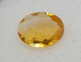 Oval Cut Yellow Citrine Gemstone 1.30ct