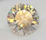 Brilliant Round Cut Moissanite Diamond Gemstone 1.70ct