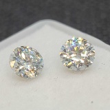Brilliant Round Cut Moissanite Diamonds .88ct