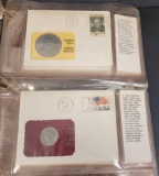 Coin Album 1st Day Issue Coins With Silver Coins