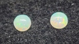 Pair of Oval Cut Opals 0.35ct